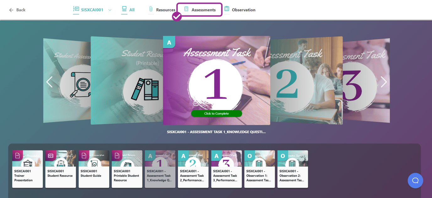 Accessing Your Assessments Accessing Your Assessments